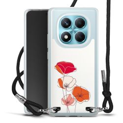 New Carry Case Transparent Stoff schwarz/silber