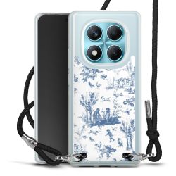 New Carry Case Transparent Stoff schwarz/silber