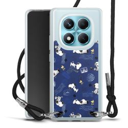 New Carry Case Transparent Stoff schwarz/silber