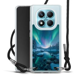 New Carry Case Transparent Stoff schwarz/silber