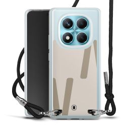 New Carry Case Transparent Stoff schwarz/silber