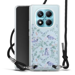 New Carry Case Transparent Stoff schwarz/silber