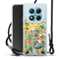 New Carry Case Transparent Stoff schwarz/silber