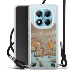 New Carry Case Transparent Stoff schwarz/silber