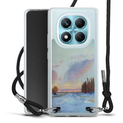 New Carry Case Transparent Stoff schwarz/silber