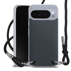 New Carry Case Transparent Stoff schwarz/silber