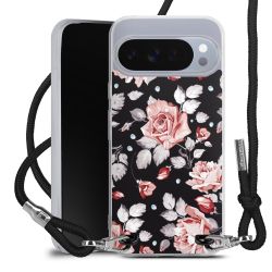 New Carry Case Transparent Stoff schwarz/silber