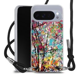 New Carry Case Transparent Stoff schwarz/silber