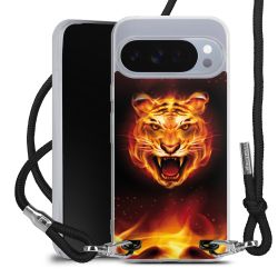 New Carry Case Transparent Stoff schwarz/silber