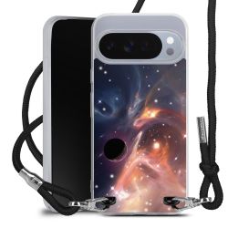 New Carry Case Transparent Stoff schwarz/silber