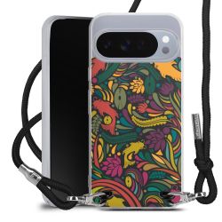 New Carry Case Transparent Stoff schwarz/silber