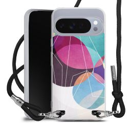 New Carry Case Transparent Stoff schwarz/silber