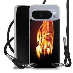 New Carry Case Transparent Stoff schwarz/silber