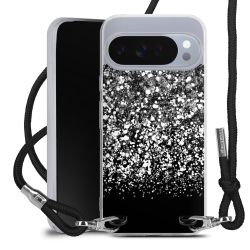 New Carry Case Transparent Stoff schwarz/silber