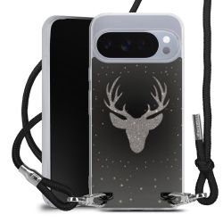 New Carry Case Transparent Stoff schwarz/silber