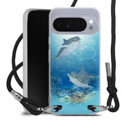 New Carry Case Transparent Stoff schwarz/silber