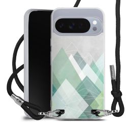 New Carry Case Transparent Stoff schwarz/silber