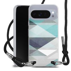 New Carry Case Transparent Stoff schwarz/silber