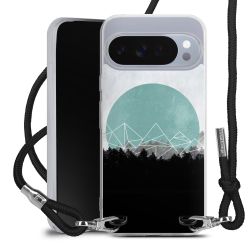 New Carry Case Transparent Stoff schwarz/silber