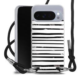 New Carry Case Transparent Stoff schwarz/silber