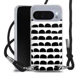 New Carry Case Transparent Stoff schwarz/silber