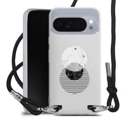 New Carry Case Transparent Stoff schwarz/silber