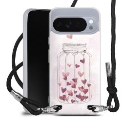 New Carry Case Transparent Stoff schwarz/silber