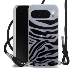 New Carry Case Transparent Stoff schwarz/silber