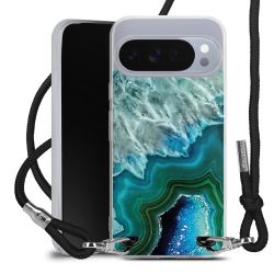 New Carry Case Transparent Stoff schwarz/silber