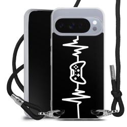 New Carry Case Transparent Stoff schwarz/silber