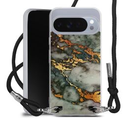 New Carry Case Transparent Stoff schwarz/silber