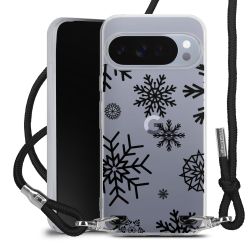 New Carry Case Transparent Stoff schwarz/silber