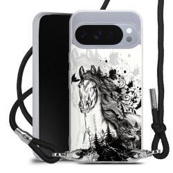 New Carry Case Transparent Stoff schwarz/silber