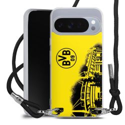 New Carry Case Transparent Stoff schwarz/silber