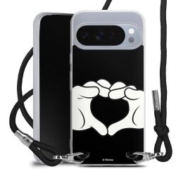 New Carry Case Transparent Stoff schwarz/silber