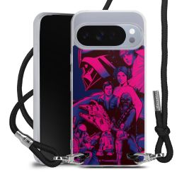 New Carry Case Transparent Stoff schwarz/silber