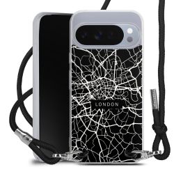 New Carry Case Transparent Stoff schwarz/silber