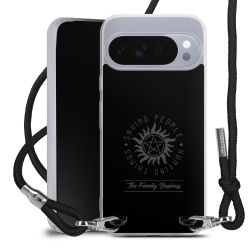 New Carry Case Transparent Stoff schwarz/silber