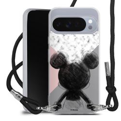 New Carry Case Transparent Stoff schwarz/silber