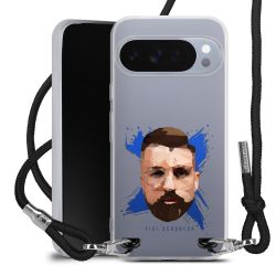 New Carry Case Transparent Stoff schwarz/silber