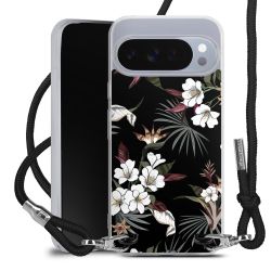 New Carry Case Transparent Stoff schwarz/silber