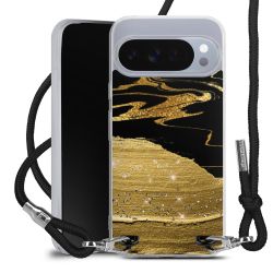 New Carry Case Transparent Stoff schwarz/silber