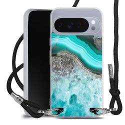 New Carry Case Transparent Stoff schwarz/silber