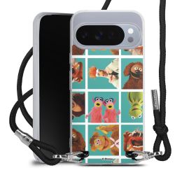 New Carry Case Transparent Stoff schwarz/silber