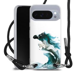 New Carry Case Transparent Stoff schwarz/silber