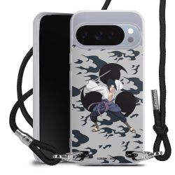 New Carry Case Transparent Stoff schwarz/silber