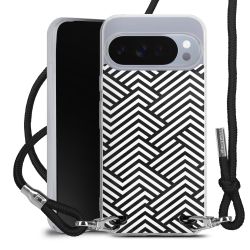 New Carry Case Transparent Stoff schwarz/silber