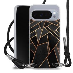 New Carry Case Transparent Stoff schwarz/silber