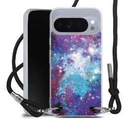 New Carry Case Transparent Stoff schwarz/silber