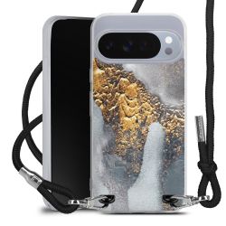 New Carry Case Transparent Stoff schwarz/silber